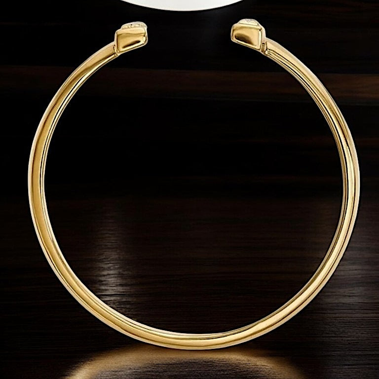 T Double Bar Diamond Ring