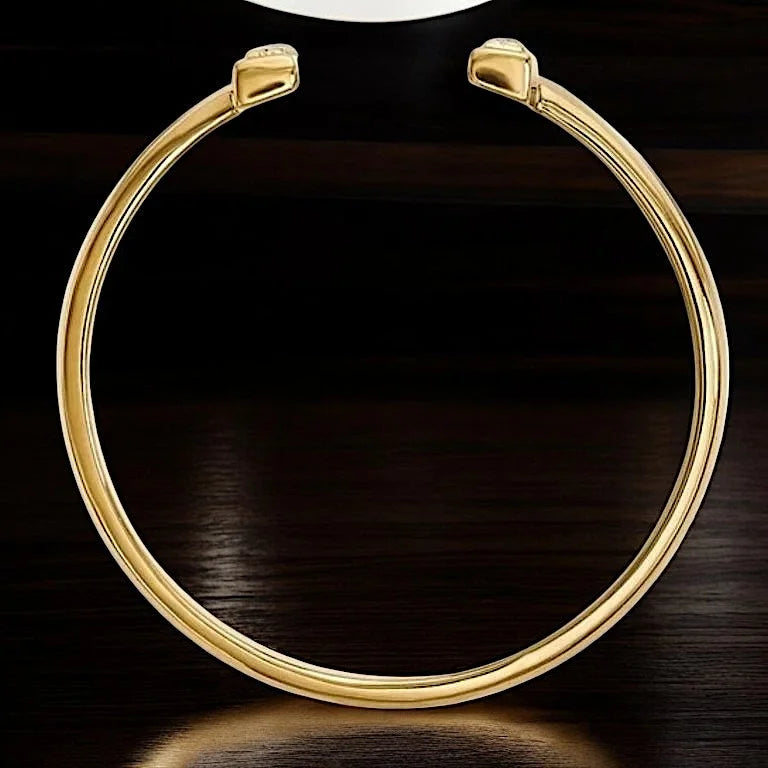 T Double Bar Diamond Ring - 14K Solid Gold - Free shipping - 4