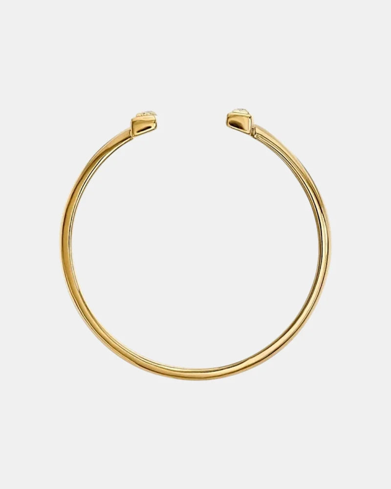 T Double Bar Diamond Ring in 14K Gold - 14K Solid Gold - Free shipping - 4